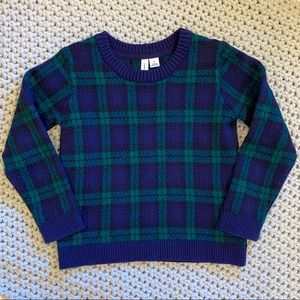 Janie & Jack Toddler Boy Plaid Sweater
